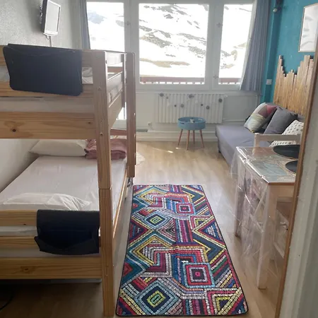 Daire Mongie Aux Pieds Des Pistes Avec Balcon